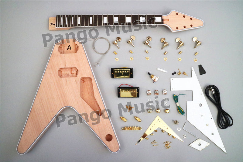 Flying V Style DIY Electric Guitar Kit (PFV-657)