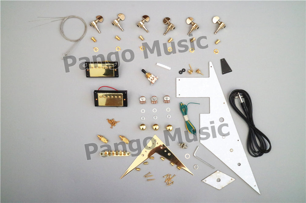 Flying V Style DIY Electric Guitar Kit (PFV-657)