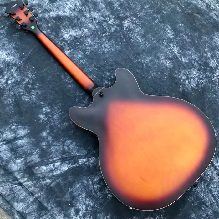 PANGO Music Semi Hollow Body Electric Guitar (YMZ-117S)