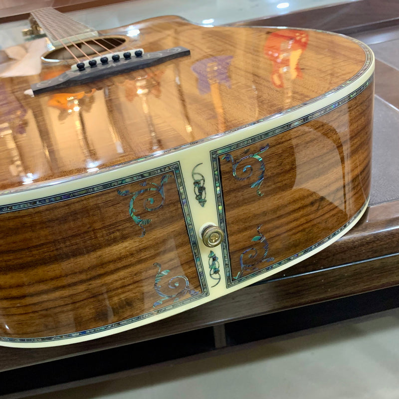 41 inch PANGO Music All Solid Wood Acoustic Guitar (YMZ-036)