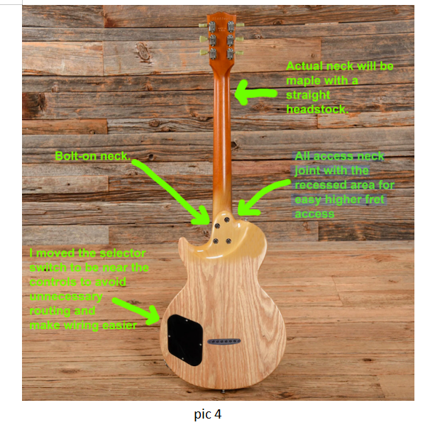 LP Style Custom Design Guitar Kit (2023-09-11)