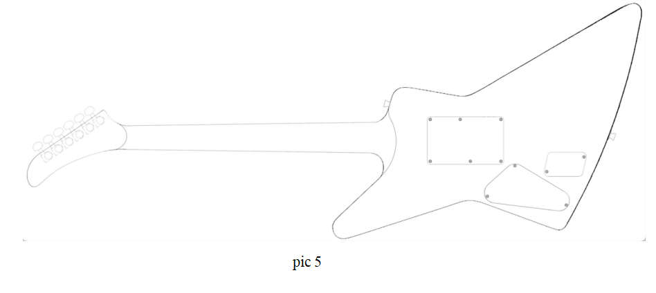 Custom Design Explorer Guitar Kit (2023-07-12)