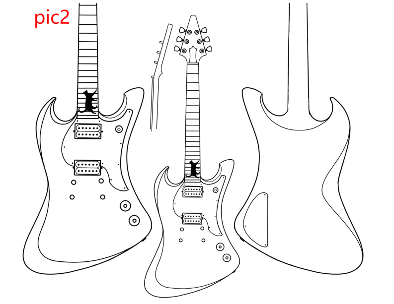 Custom Design Electric Guitar Kit (2025-07-17)