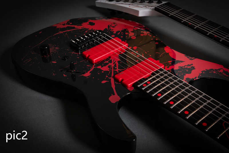 7 Strings Reverse Headstock Custom Design Electric Guitar (2025-09-08)
