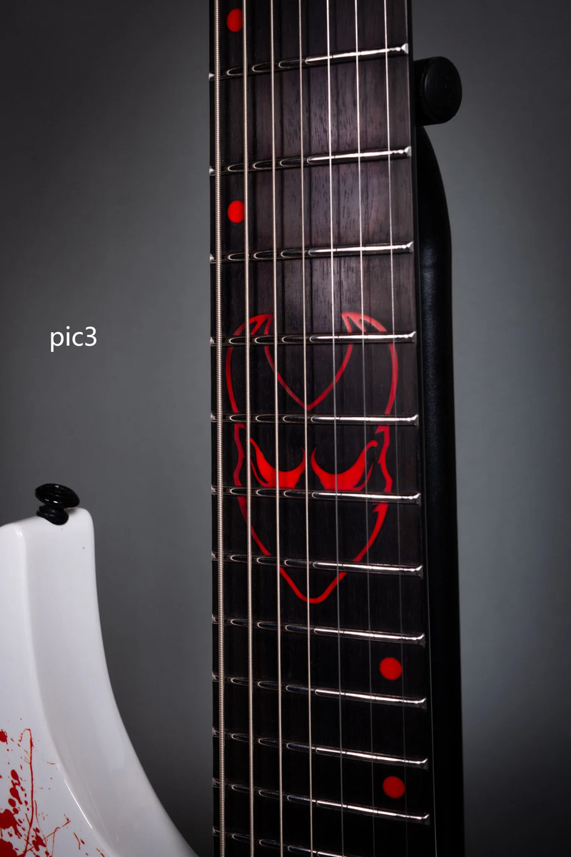 7 Strings Reverse Headstock Custom Design Electric Guitar (2025-09-08)