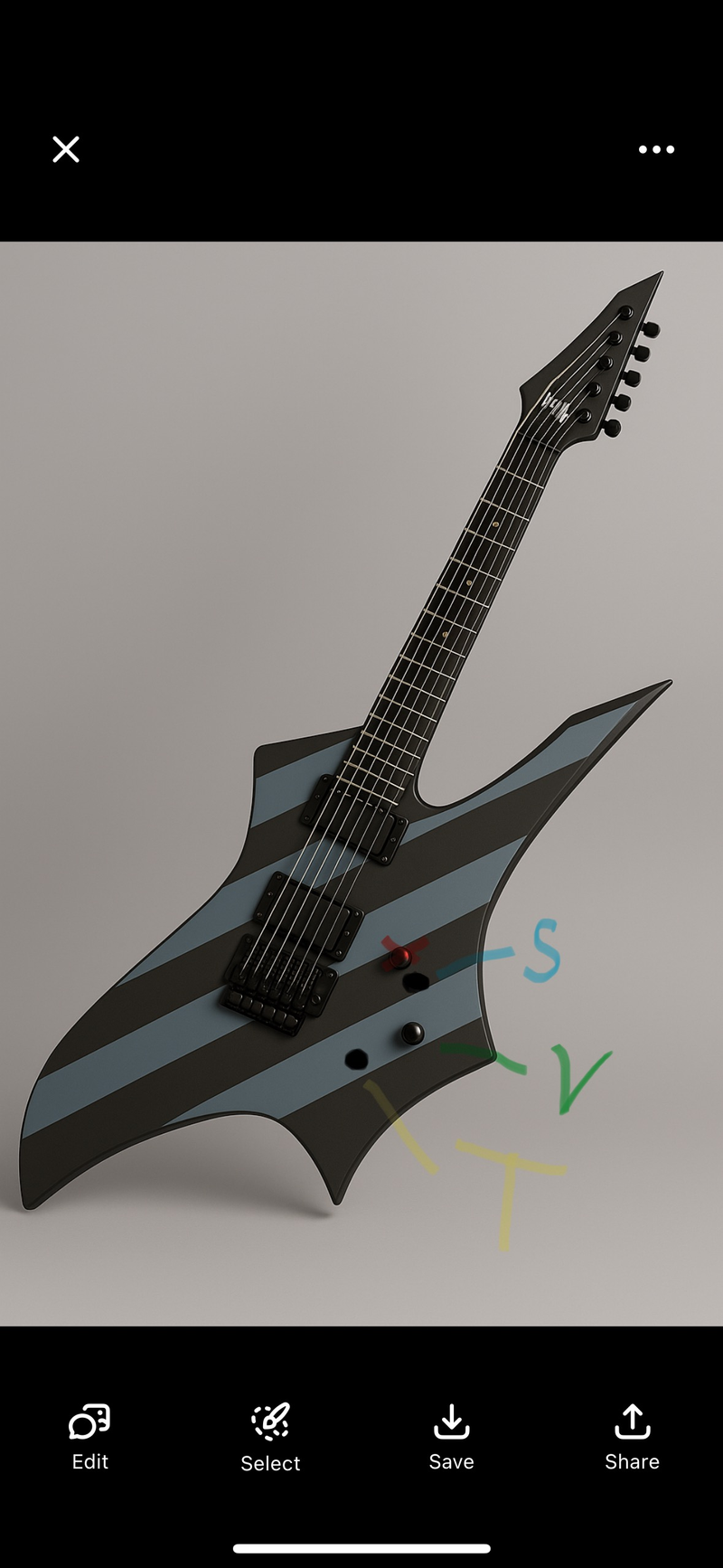 Custom Design Electric Guitar (2025-09-28)