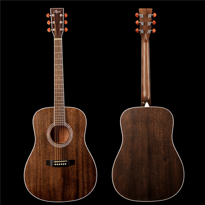 41 Inch Solid Africa Mahogany Top Acoustic Guitar (PFA-904)