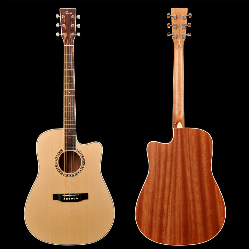 41 Inch Solid Spruce Top Acoustic Guitar (PFA-902)