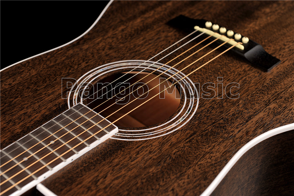 41 Inch Solid Africa Mahogany Top Acoustic Guitar (PFA-904)