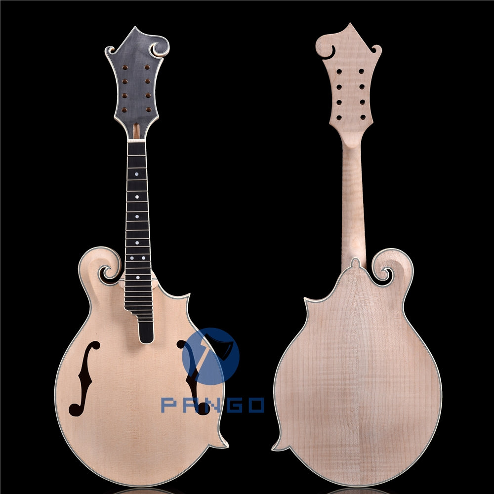 All-Solid Wood F-Style Right-Handed DIY Mandolin Kit (PMB-917) — Guitar ...