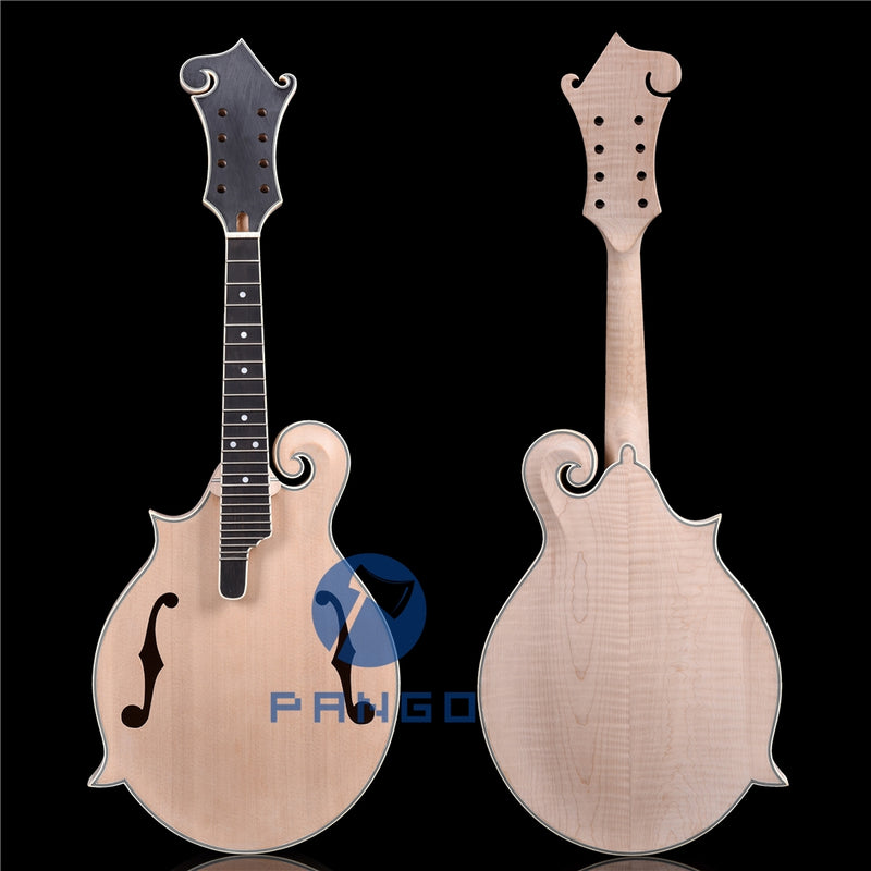 Left-Handed All-Solid Wood F-Style DIY Mandolin Kit (PMB-918)