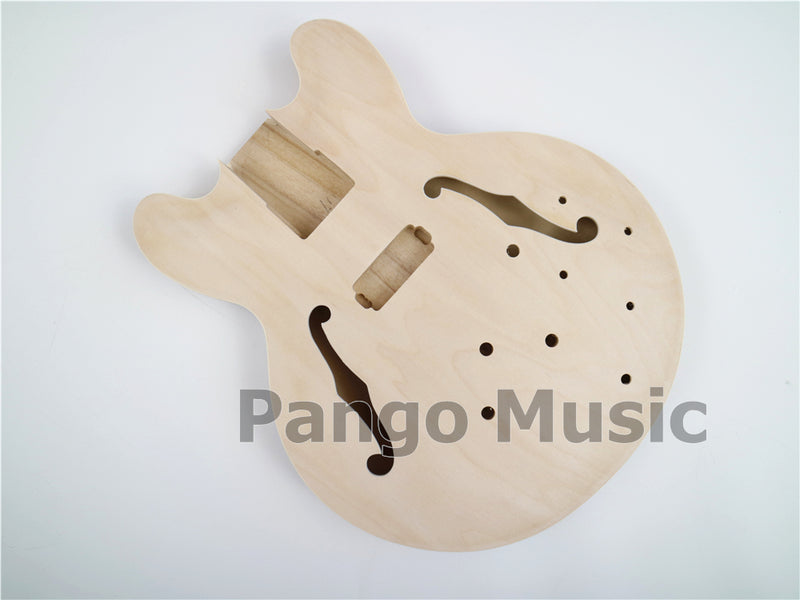 4-String Semi-hollow Body DIY Electric Bass Guitar Kit (PES335-60D)