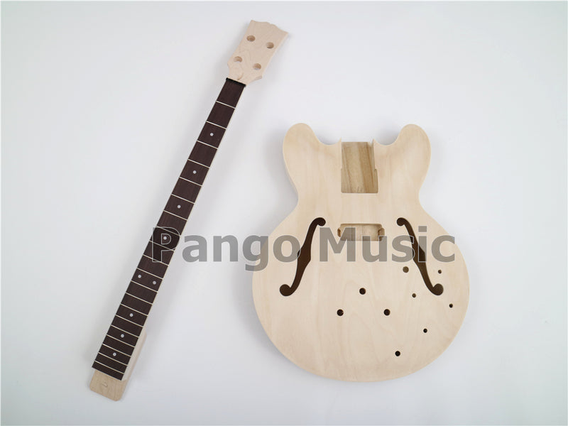 4-String Semi-hollow Body DIY Electric Bass Guitar Kit (PES335-60D)