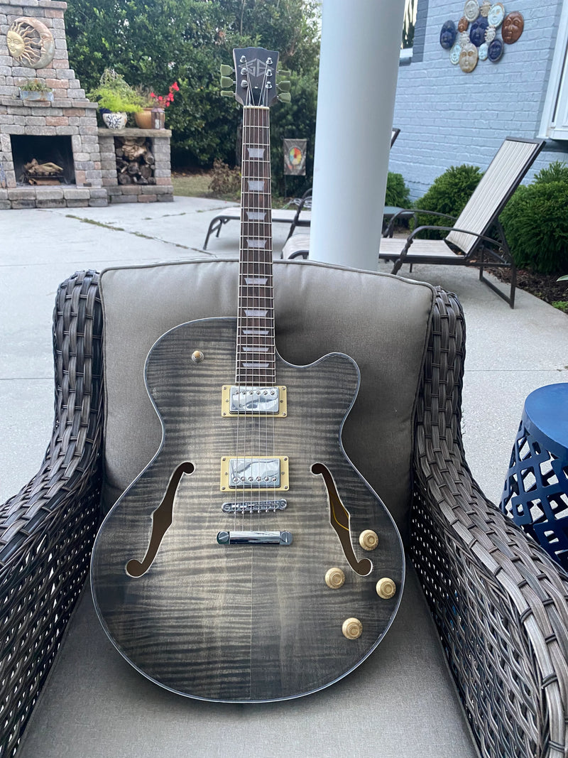 Hollow Body L5 DIY Electric Guitar Kit (PL5-074)