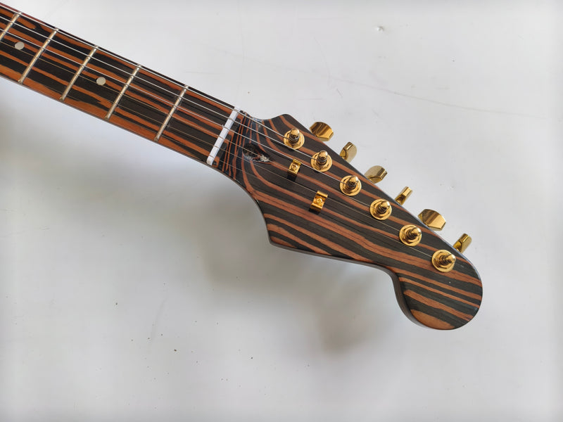 PANGO Music Zebrawood Electric Guitar (YMZ-084)