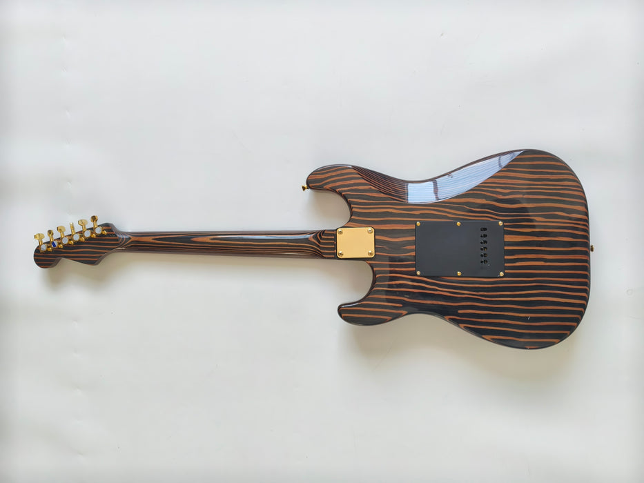 PANGO Music Zebrawood Electric Guitar (YMZ-084)