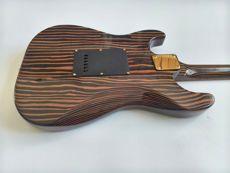PANGO Music Zebrawood Electric Guitar (YMZ-084)