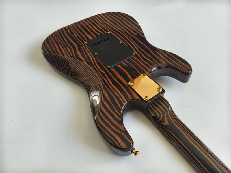 PANGO Music Zebrawood Electric Guitar (YMZ-084)