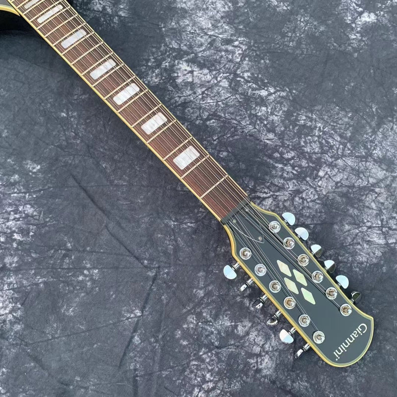 PANGO Music 4 Strings Electric Bass Guitar with F Hole (YMZ-146)