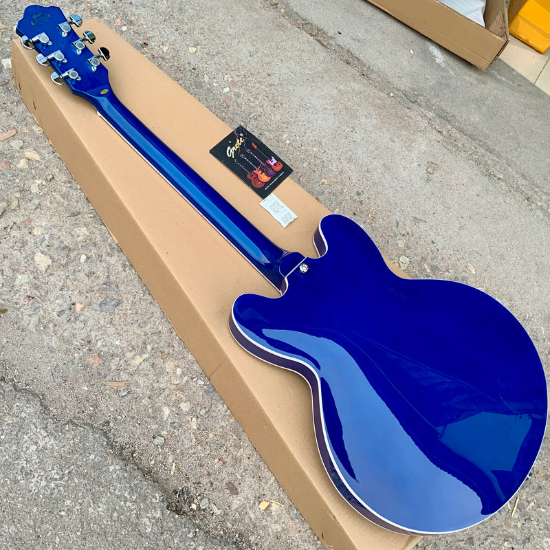 PANGO Music Semi Hollow Electric Guitar with Quilted Maple Top (YMZ-157)