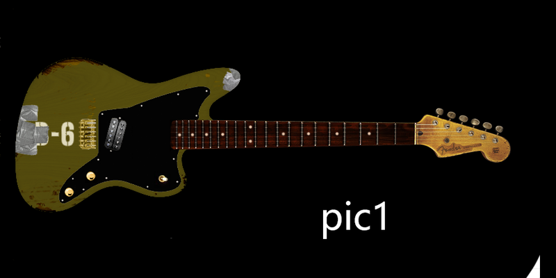 Custom Design Used Style Electric Guitar (2025-06-25)