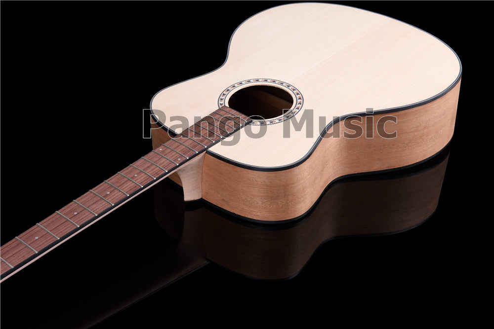 41 Inch Left Hand Solid Spruce Top DIY Acoustic Guitar Kit (PFA-936)