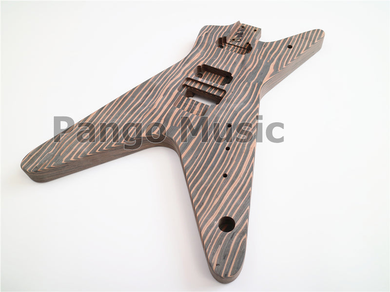 Dean Style All Zebrawood DIY Electric Guitar Kit (PYX-012)