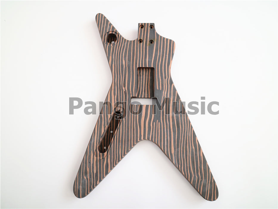 Pre-sale Dean Style All Zebrawood DIY Electric Guitar Kit (PYX-012)