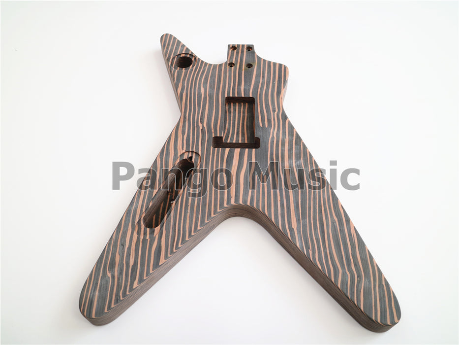 Pre-sale Dean Style All Zebrawood DIY Electric Guitar Kit (PYX-012)