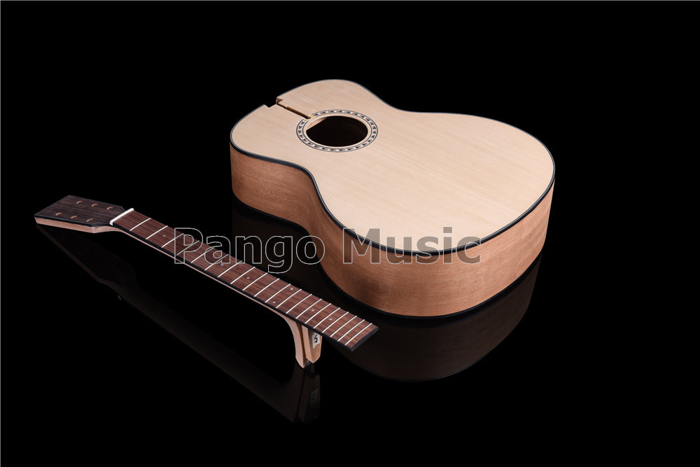 41 Inch Left Hand Solid Spruce Top DIY Acoustic Guitar Kit (PFA-936)