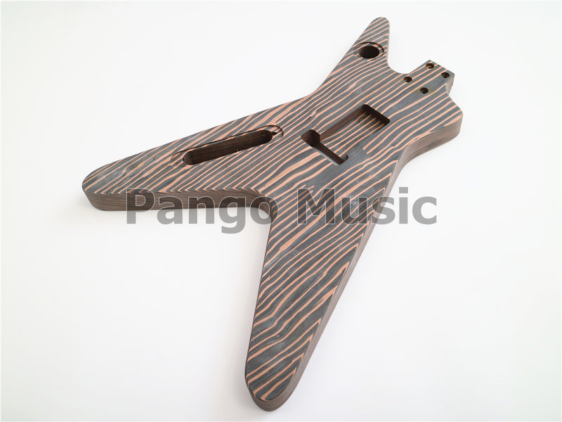 Dean Style All Zebrawood DIY Electric Guitar Kit (PYX-012)