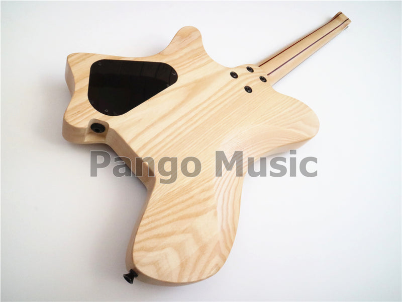 Ash Body/ Roasted Maple Neck Headless Electric Guitar (PZM-317S)