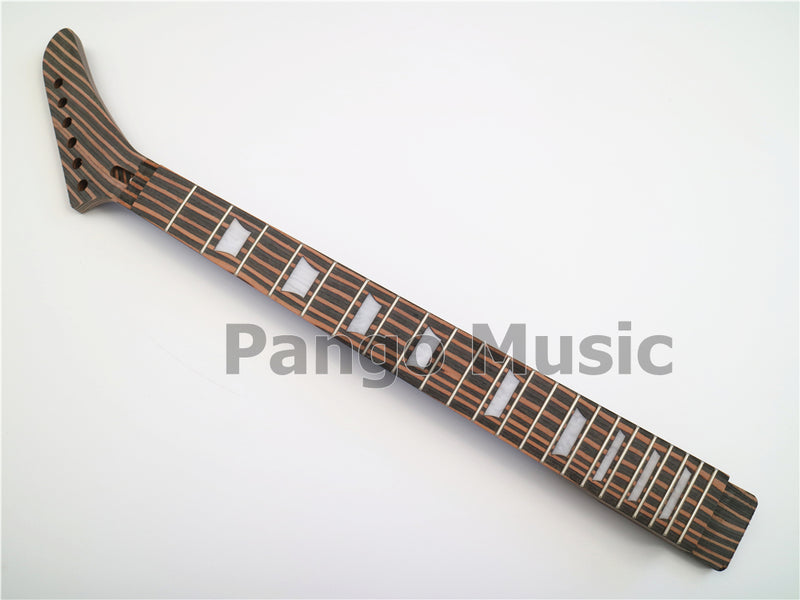 All Zebrawood Explorer Style DIY Electric Guitar Kit (PEX-230)