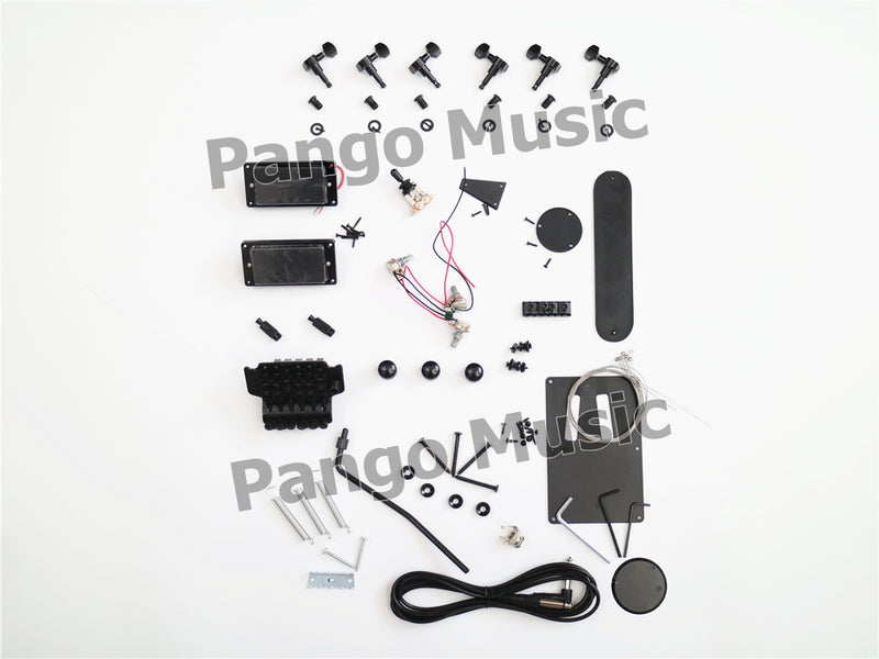 Dean Style All Zebrawood DIY Electric Guitar Kit (PYX-012)