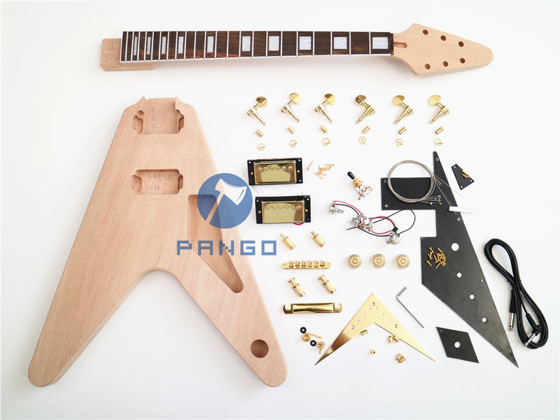 Flying V Style DIY Electric Guitar Kit (PFV-637)