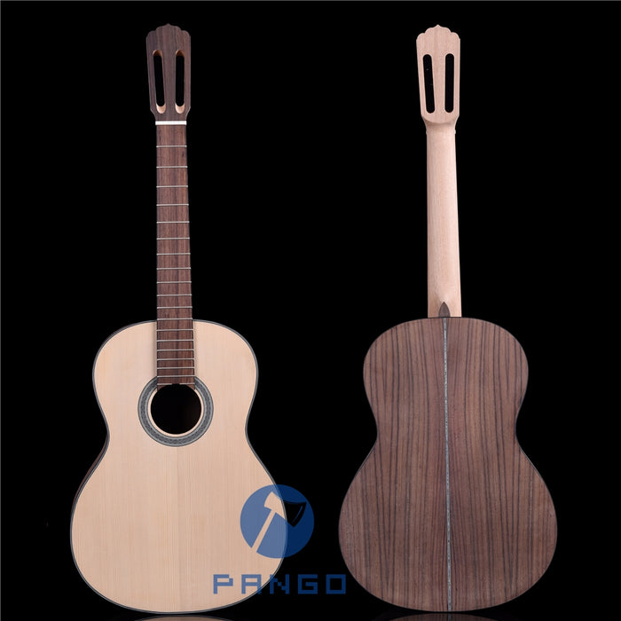39 Inch Left Hand Solid Spruce Top DIY Classical Guitar Kit (PFA-932)