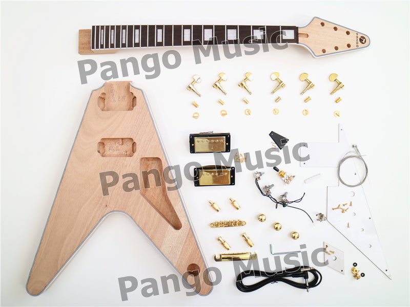 Flying V Style DIY Electric Guitar Kit (PFV-638)