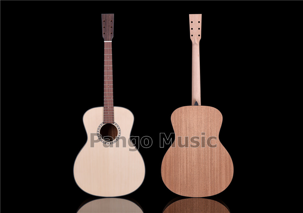 41 Inch Left Hand Solid Spruce Top DIY Acoustic Guitar Kit (PFA-936)