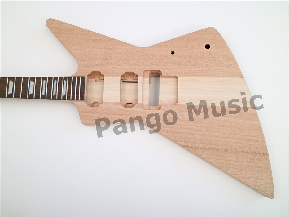 Explorer Style Neck-through Design DIY Electric Guitar Kit (PEX-632)