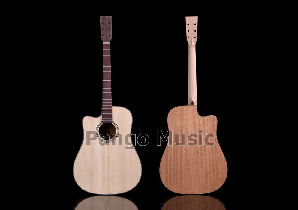 41 Inch Left Hand Solid Spruce Top DIY Acoustic Guitar Kit (PFA-937)