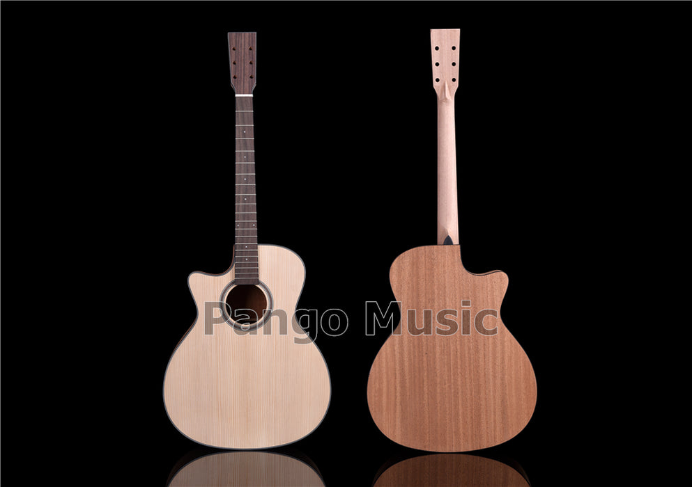 41 Inch Left Hand Solid Spruce Top DIY Acoustic Guitar Kit (PFA-935)