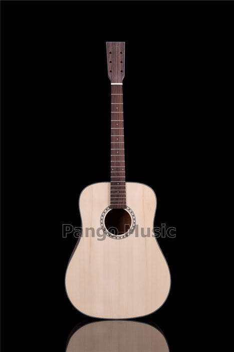 41 Inch Left Hand Solid Spruce Top DIY Acoustic Guitar Kit (PFA-938)