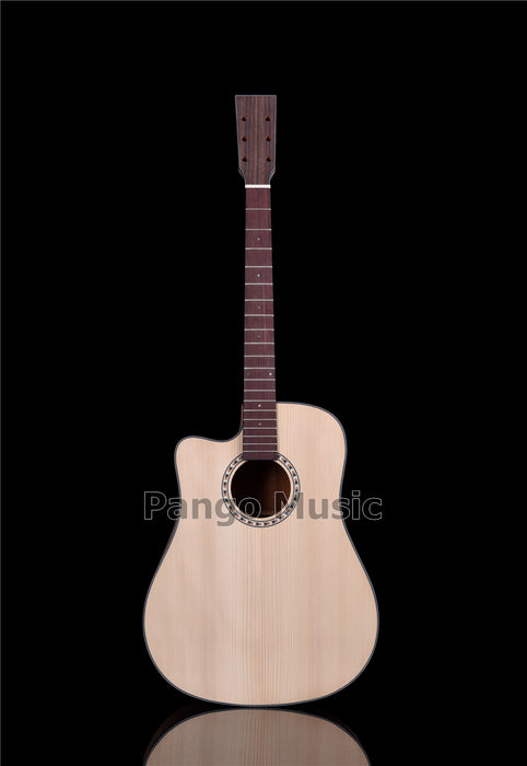 41 Inch Left Hand Solid Spruce Top DIY Acoustic Guitar Kit (PFA-937)