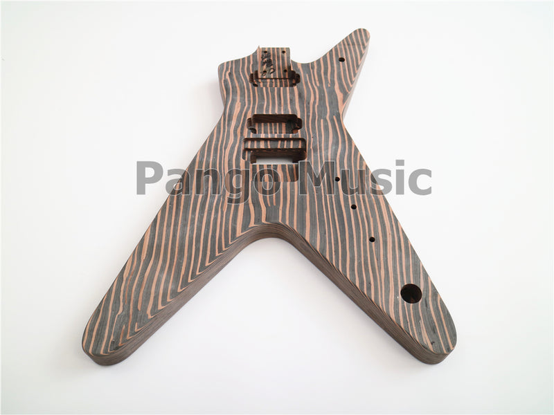 Dean Style All Zebrawood DIY Electric Guitar Kit (PYX-012)