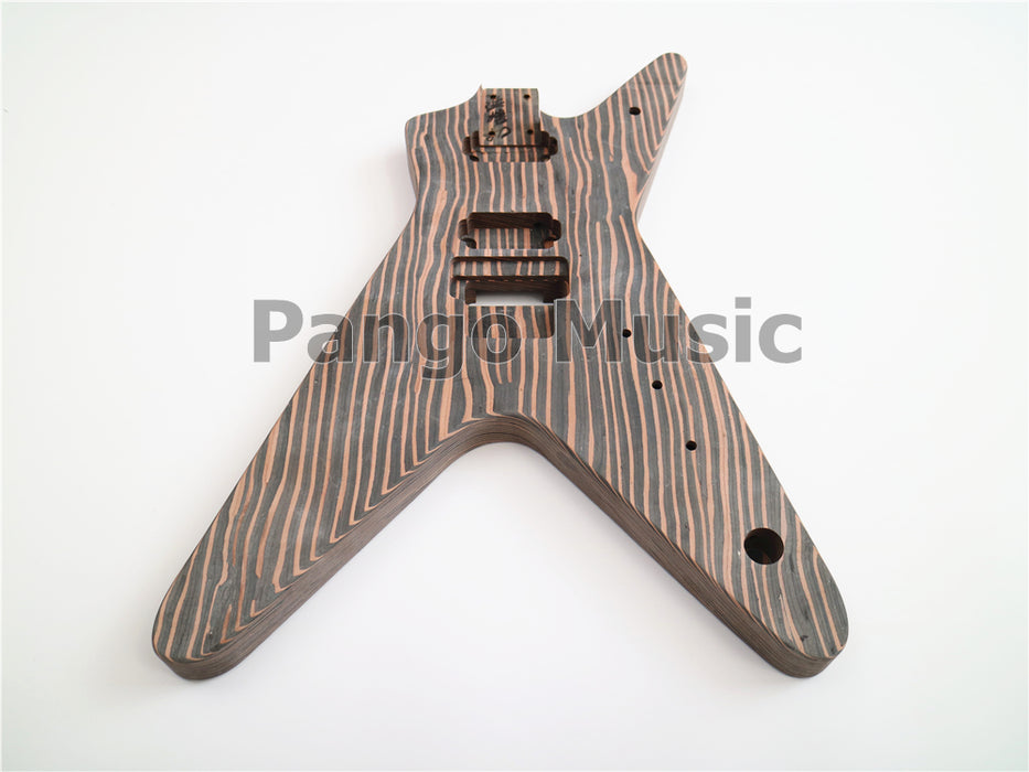 Pre-sale Dean Style All Zebrawood DIY Electric Guitar Kit (PYX-012)