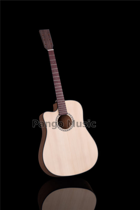 41 Inch Left Hand Solid Spruce Top DIY Acoustic Guitar Kit (PFA-937)