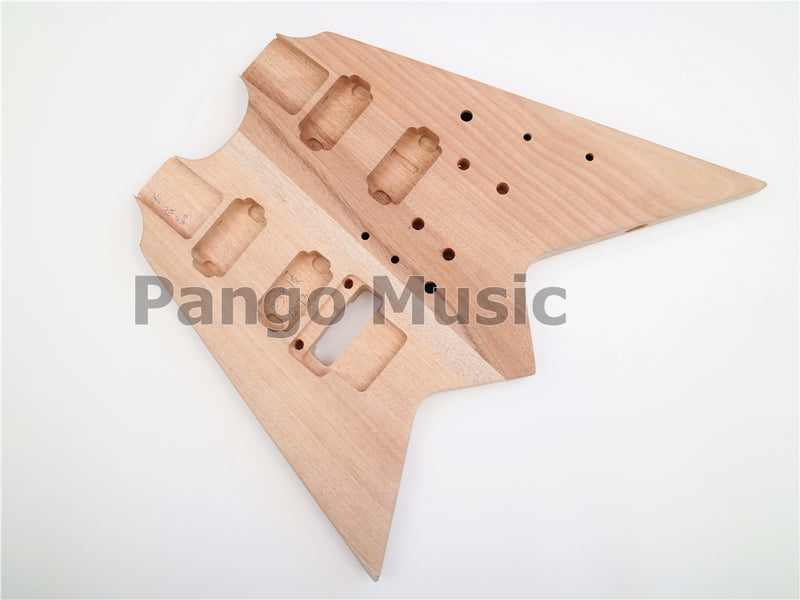 Double Neck Flying V Electric Guitar Kit (PYX-203)