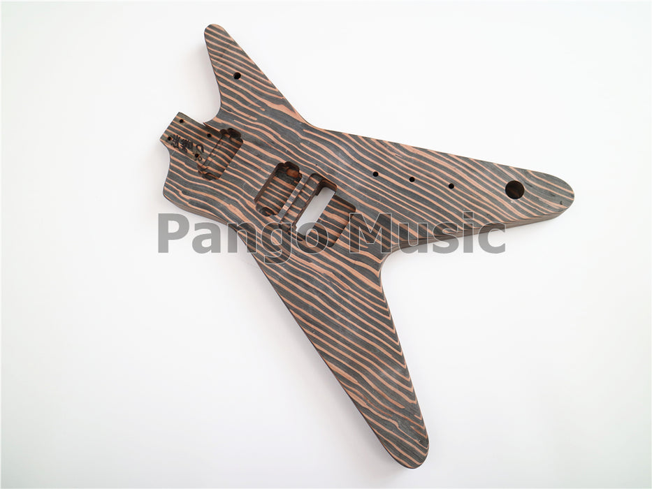 Dean Style All Zebrawood DIY Electric Guitar Kit (PYX-012) — Guitar Kit ...
