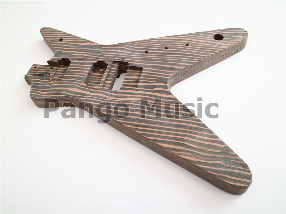 Pre-sale Dean Style All Zebrawood DIY Electric Guitar Kit (PYX-012)