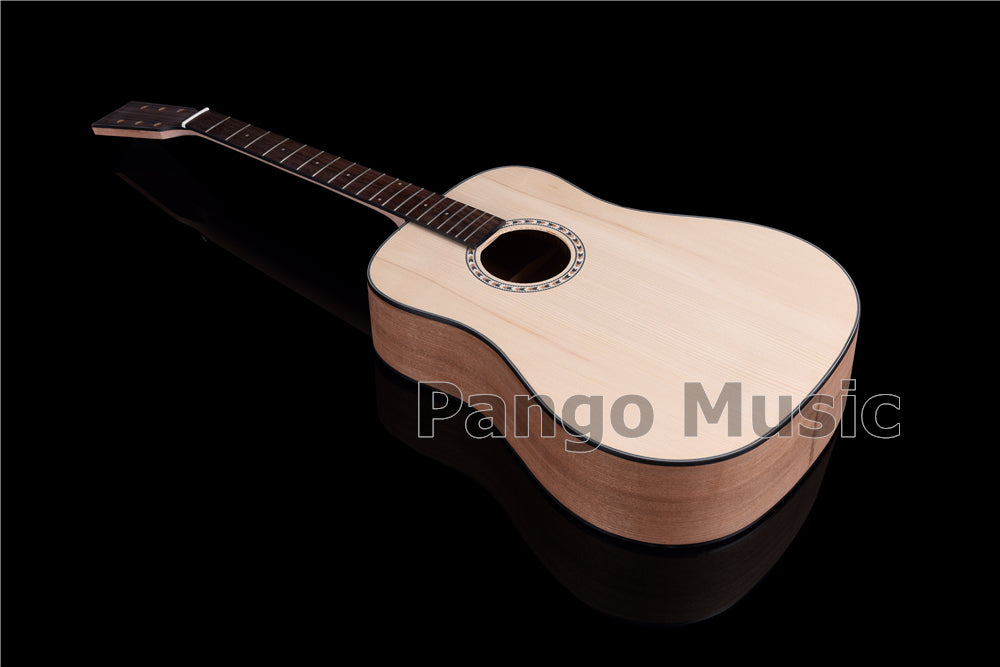 41 Inch Left Hand Solid Spruce Top DIY Acoustic Guitar Kit (PFA-938)